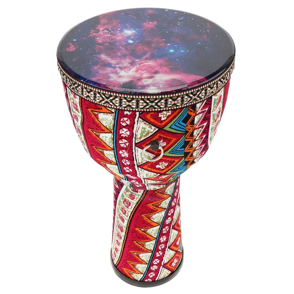 Professional African Djembe Drum – Wooden Handcrafted Percussion Instrument for Rhythm Practice & Musical Expression (4", 6", 8.5") - All you need