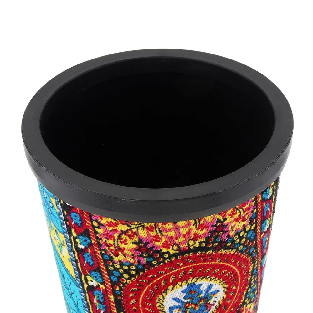 תוף ג'מבה אפריקאי מקצועי – כלי הקשה עבודת יד מעץ לתרגול קצב והבעה מוזיקלית (4", 6", 8.5")