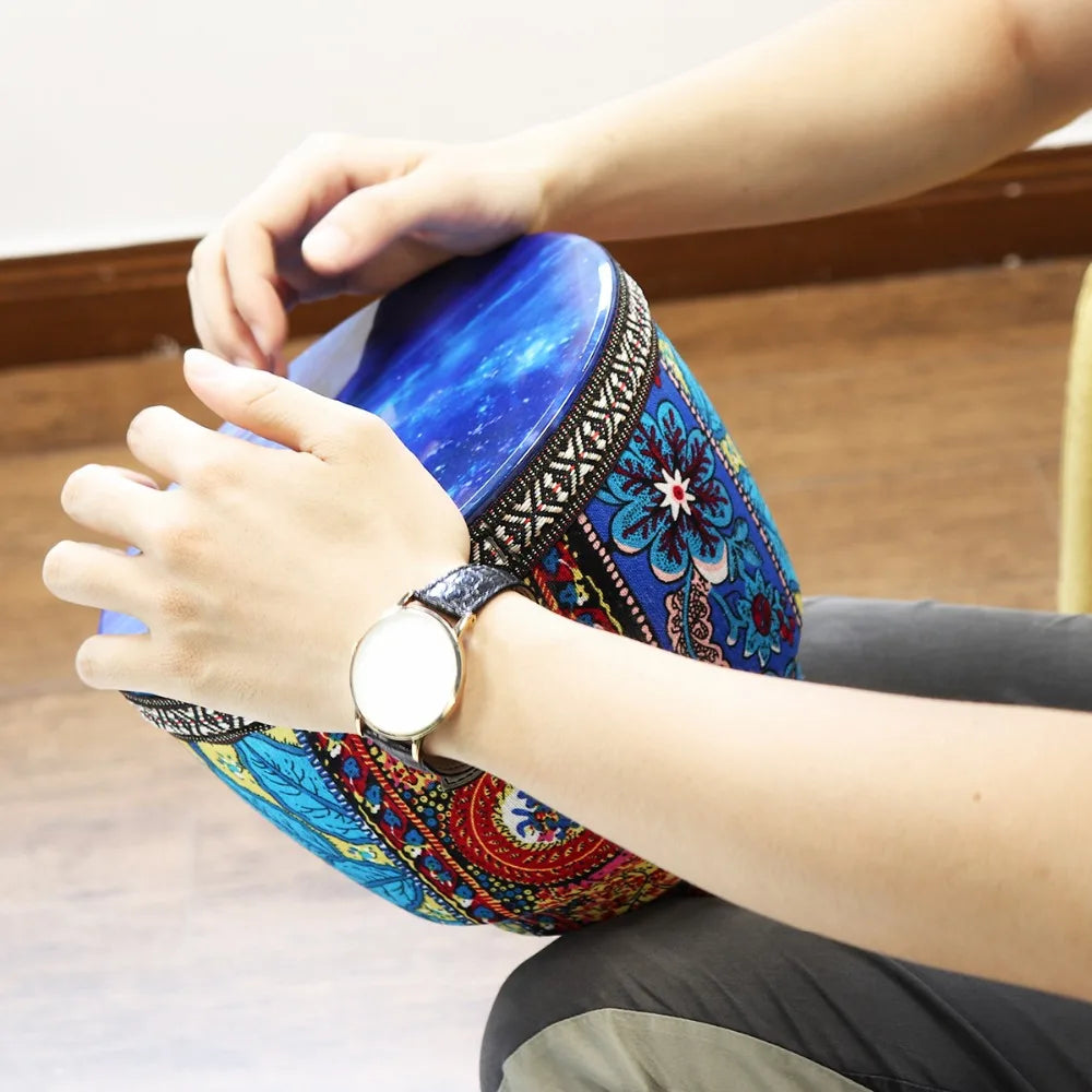 Professional African Djembe Drum – Wooden Handcrafted Percussion Instrument for Rhythm Practice & Musical Expression (4", 6", 8.5") - All you need