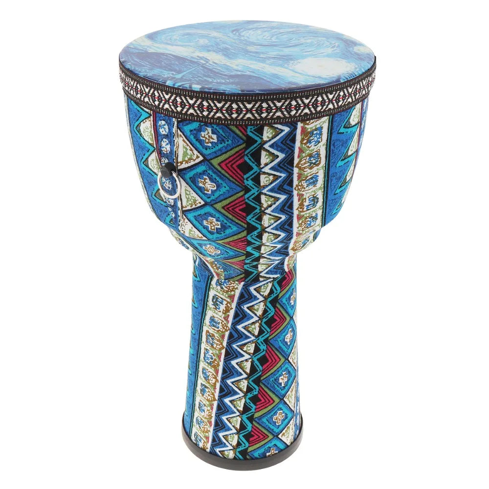 Professional African Djembe Drum – Wooden Handcrafted Percussion Instrument for Rhythm Practice & Musical Expression (4", 6", 8.5") - All you need