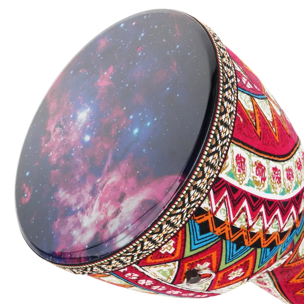 Professional African Djembe Drum – Wooden Handcrafted Percussion Instrument for Rhythm Practice & Musical Expression (4", 6", 8.5") - All you need