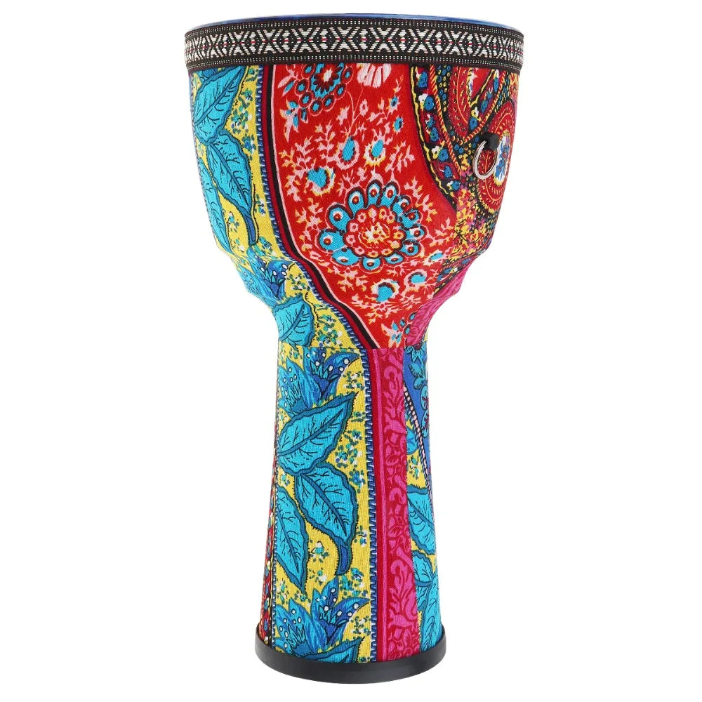 Professional African Djembe Drum – Wooden Handcrafted Percussion Instrument for Rhythm Practice & Musical Expression (4", 6", 8.5") - All you need