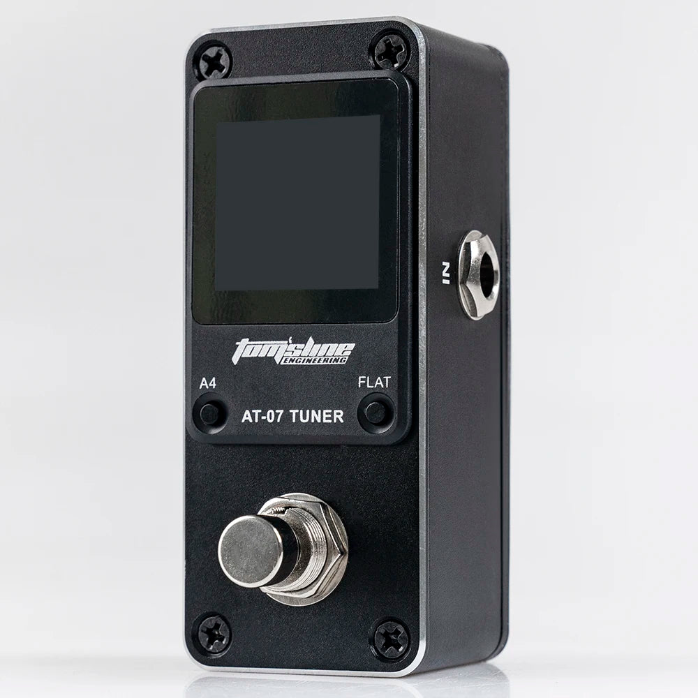 AROMA AT-07 Mini Chromatic Guitar Tuner Pedal – HD Display, True Bypass, Durable Metal Housing - All you need