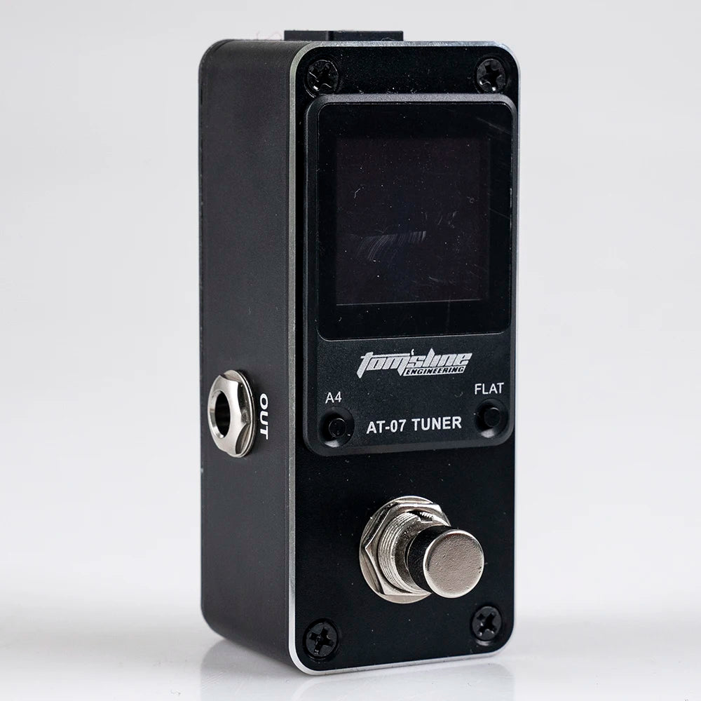 AROMA AT-07 Mini Chromatic Guitar Tuner Pedal – HD Display, True Bypass, Durable Metal Housing - All you need