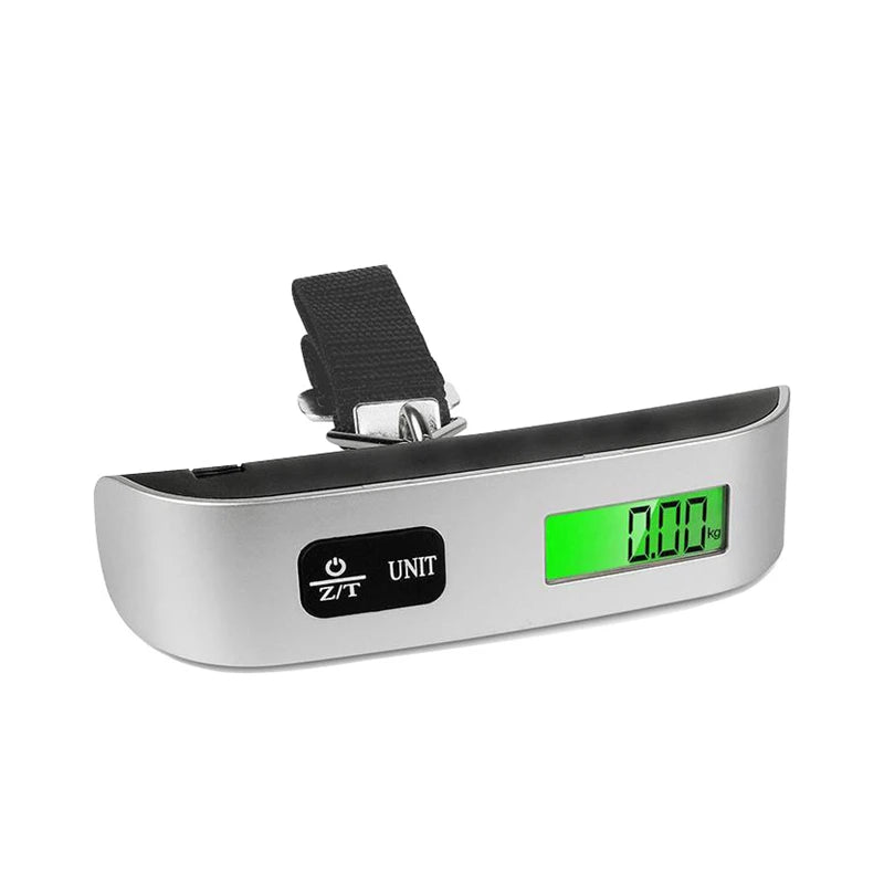 Compact Digital Luggage Scale with LCD Display – Max Capacity 50kg/110lb - All you need