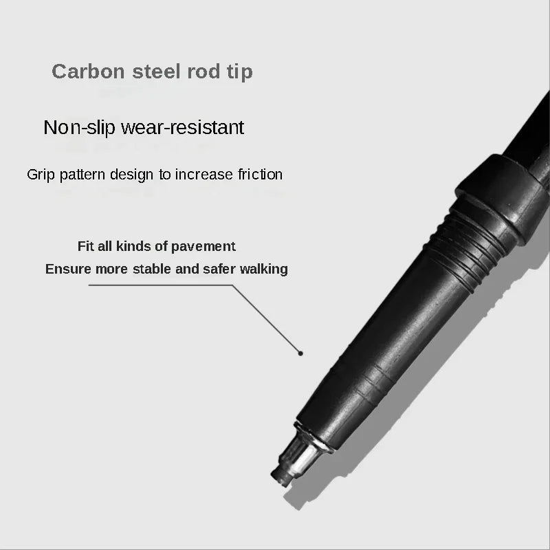 2PCS Telescopic Trekking Poles – Ultralight Adjustable Walking Sticks with Quick Lock and EVA Grip - All you need