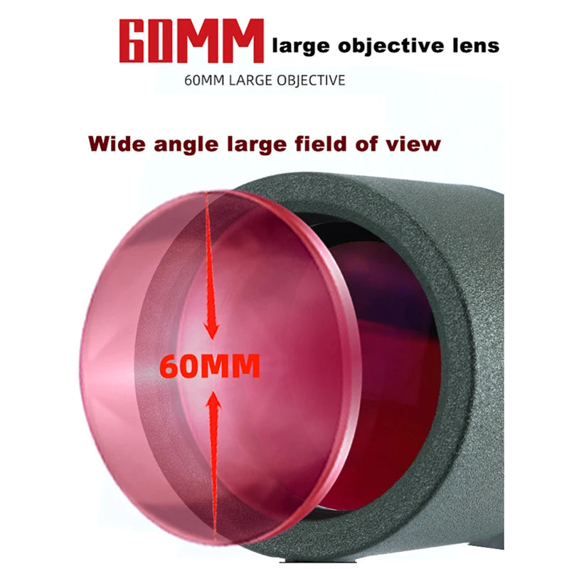 🔭 Product Title (English): 25–75x60 Spotting Scope Monocular Telescope with BAK4 Prism and ED Lens – For Outdoor Observation - All you need