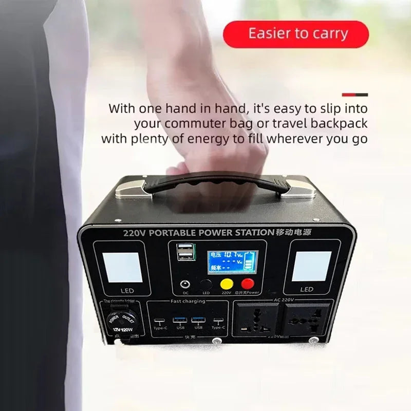 🔋 81000mAh 300W Portable Power Station – Emergency Charging & Camping Backup Kit - All you need