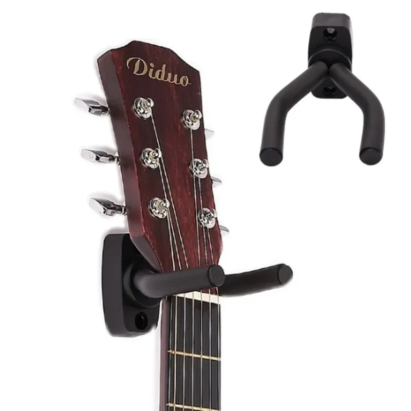 Wall-Mounted Guitar Hanger – ABS Hook Support with Screws for Guitar, Bass & Ukulele - All you need