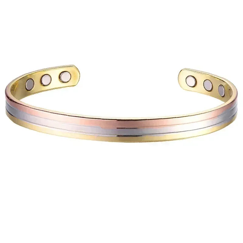 š§² Pure Copper Magnetic Therapy Bracelet ā Adjustable Unisex Cuff - All you need