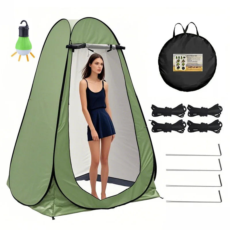 ortable Privacy Pop-Up Tent with LED Lighting - All you need