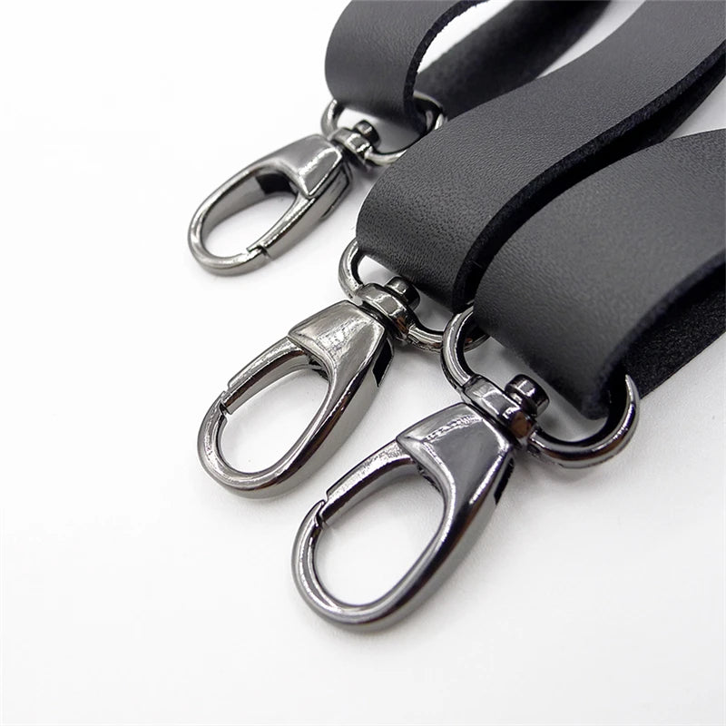 Adjustable PU Leather Suspenders for Men – 3-Hook Tactical Braces - All you need