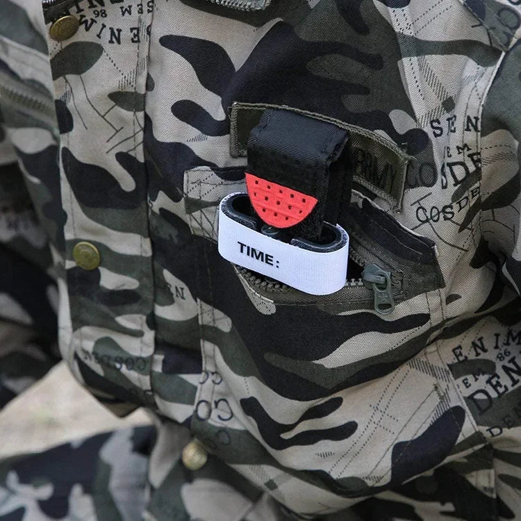 Tactical Emergency Tourniquet – One-Hand Operation, Medical-Grade First Aid Strap for Outdoor Survival and Combat Situations - All you need