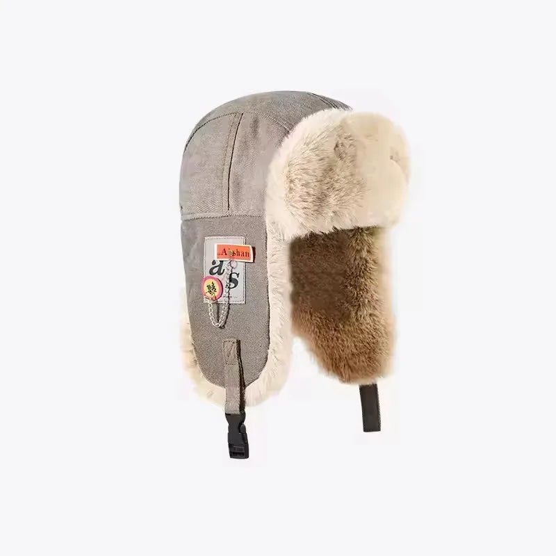 Thick Winter Ushanka Bomber Hat โ Unisex Fur Earflap Cap for Cold Weather & Snow Sports - All you need
