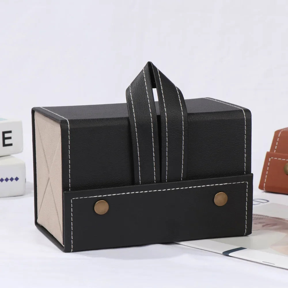 ๐งณ Portable Folding Glasses Organizer โ Multi-slot PU Leather Case for Sunglasses & Eyewear - All you need