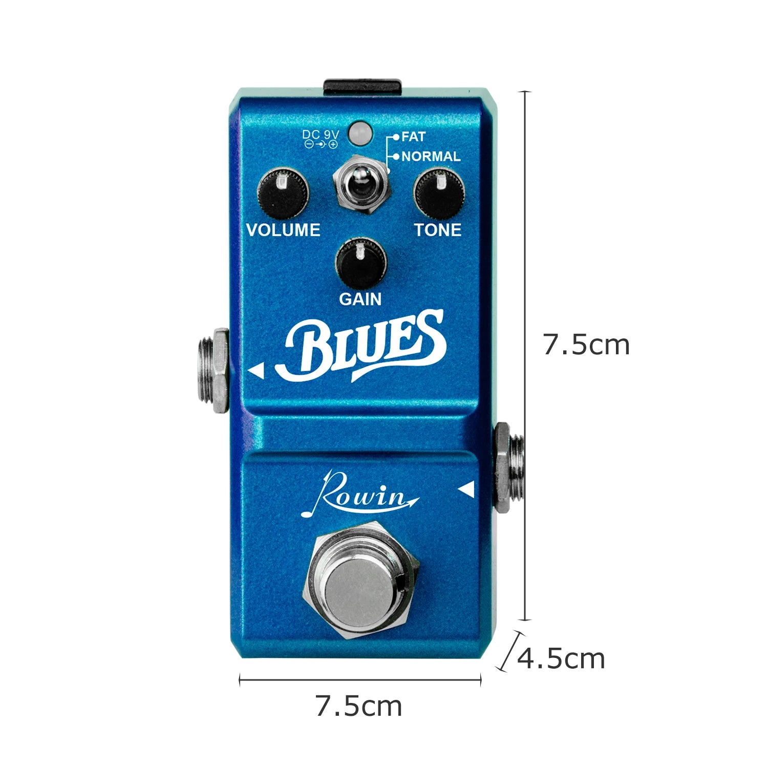 Rowin LN-321 Blues Overdrive Pedal – Dual-Mode Compact Guitar Effect with True Bypass - All you need
