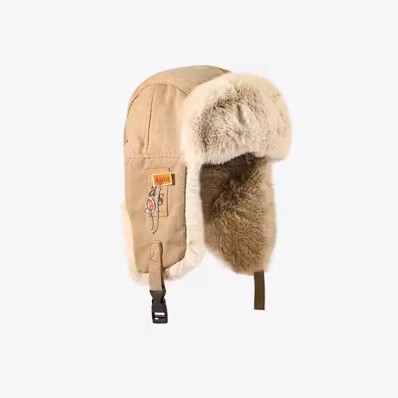 Thick Winter Ushanka Bomber Hat โ Unisex Fur Earflap Cap for Cold Weather & Snow Sports - All you need