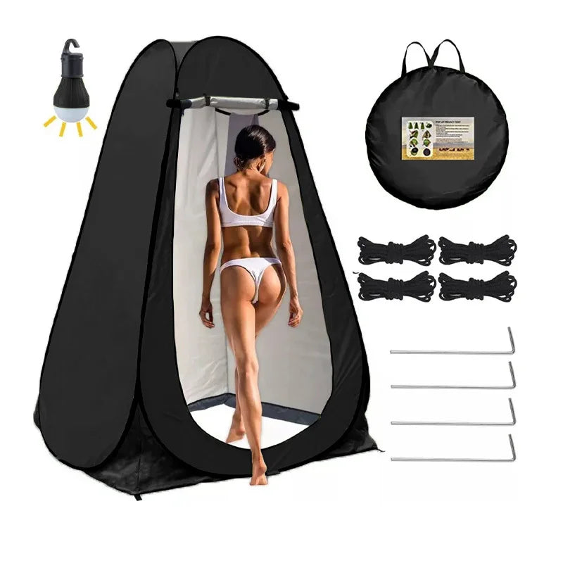 ortable Privacy Pop-Up Tent with LED Lighting - All you need