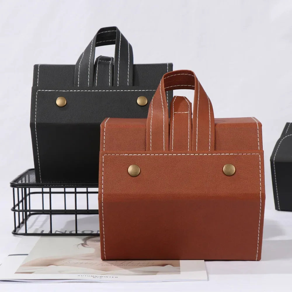 ๐งณ Portable Folding Glasses Organizer โ Multi-slot PU Leather Case for Sunglasses & Eyewear - All you need