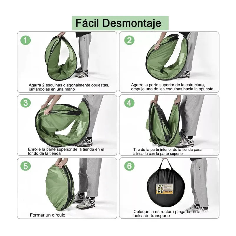 ortable Privacy Pop-Up Tent with LED Lighting - All you need