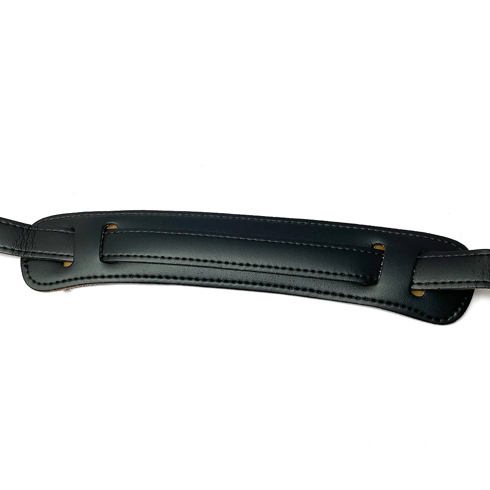 SLASH Edition Guitar Strap – Genuine Leather with Metal Buckle, Adjustable Length and Shoulder Pad Support - All you need
