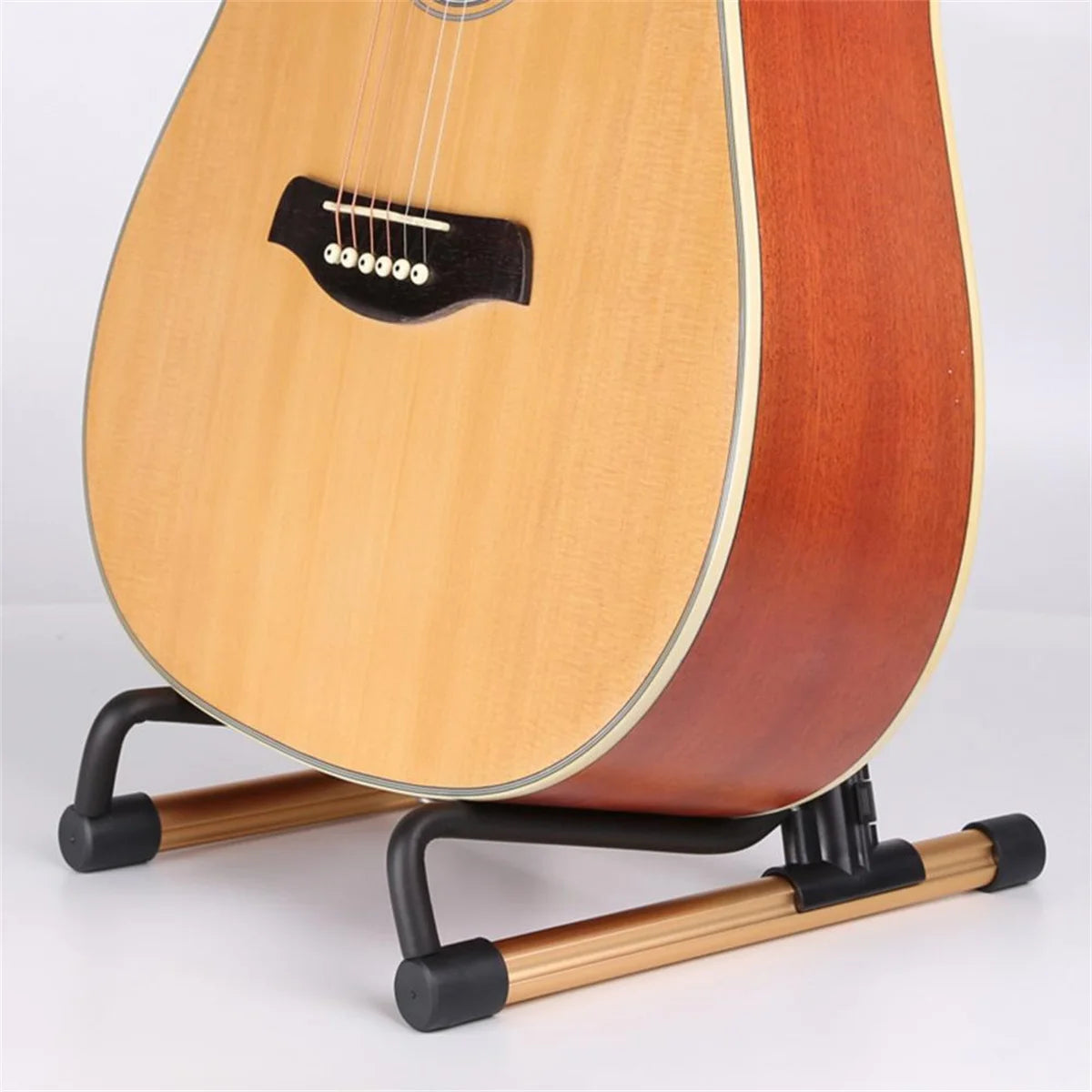 Universal Foldable A-Frame Guitar Stand – Aluminum Alloy Bracket for Guitars, Basses & Ukuleles - All you need