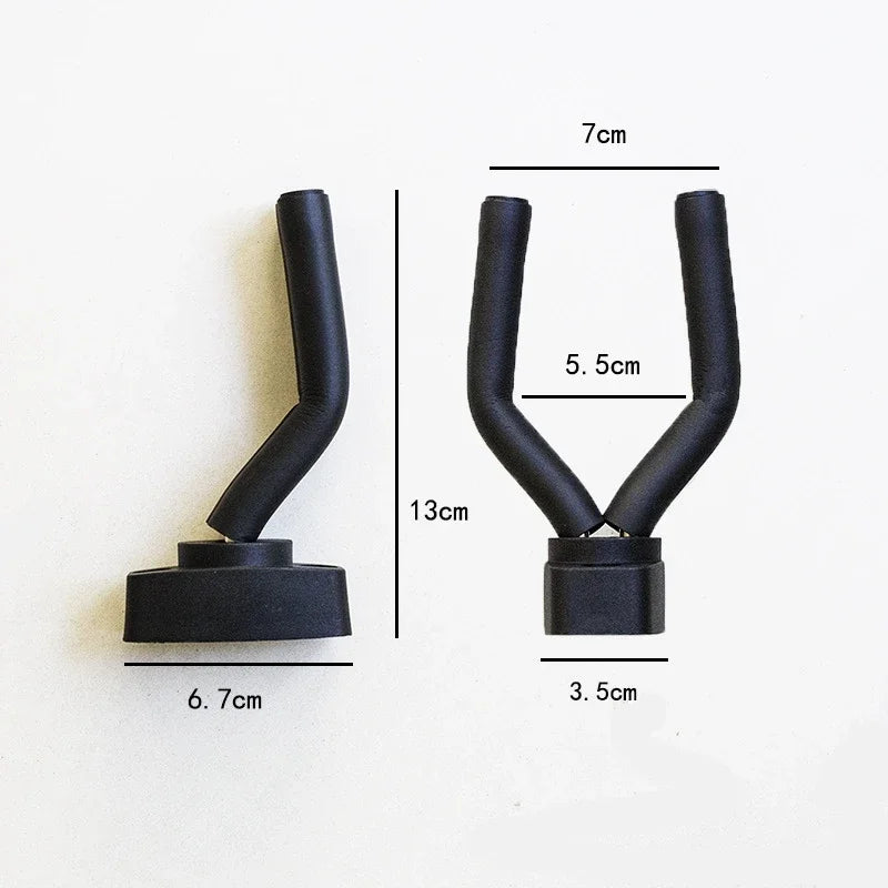 Wall-Mounted Guitar Hanger – ABS Hook Support with Screws for Guitar, Bass & Ukulele - All you need