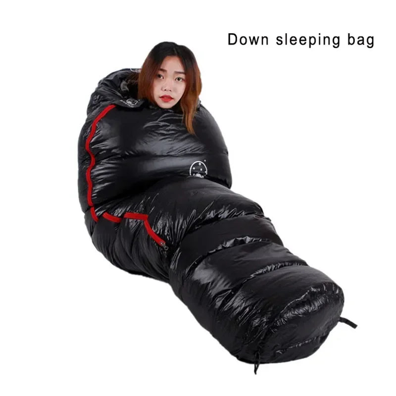 White Goose Down Mummy Sleeping Bag — Multi-Season, Four Thickness Levels, Compact & Thermal - All you need