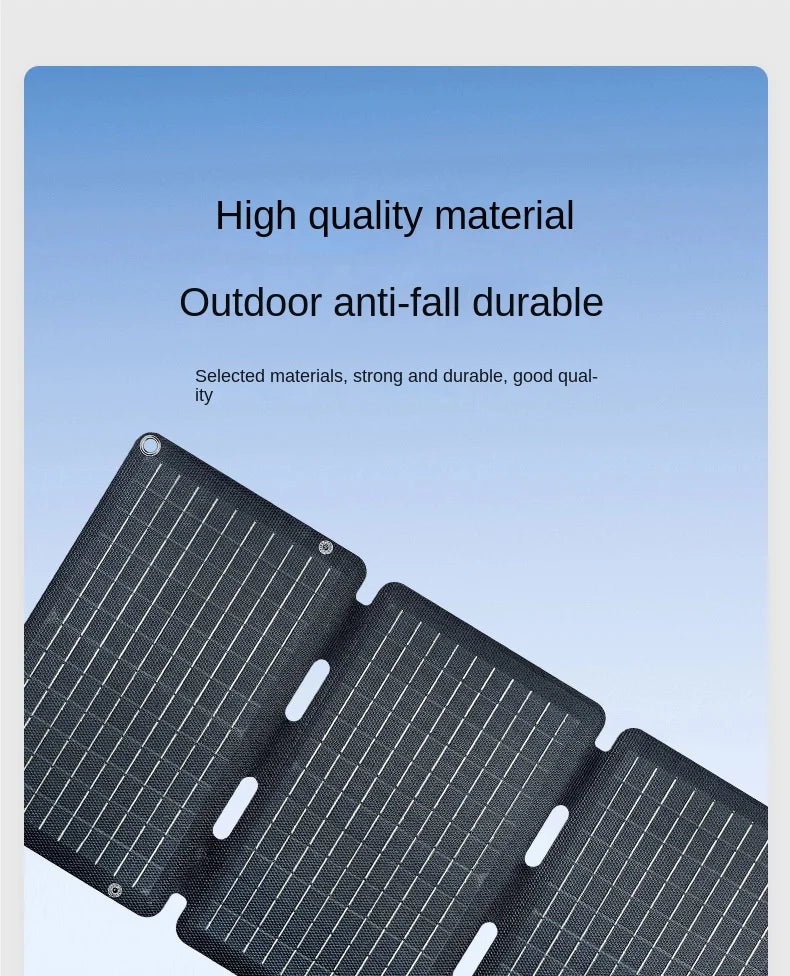 ๐ 900W Foldable Solar Panel Charger with USB & Type-C โ Lightweight Power Source for Outdoor Devices - All you need