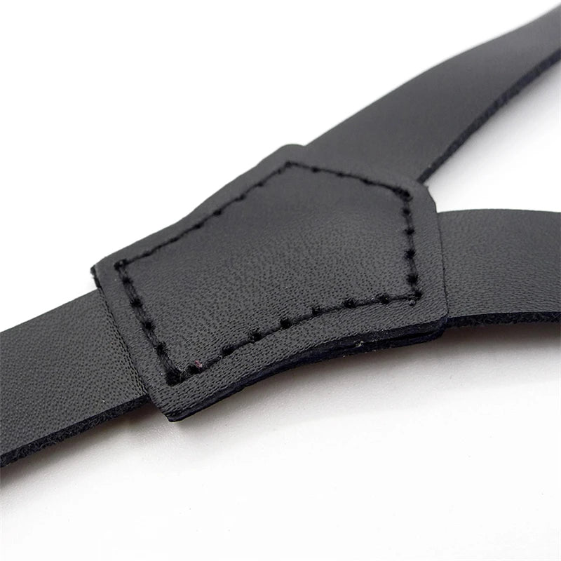 Adjustable PU Leather Suspenders for Men – 3-Hook Tactical Braces - All you need