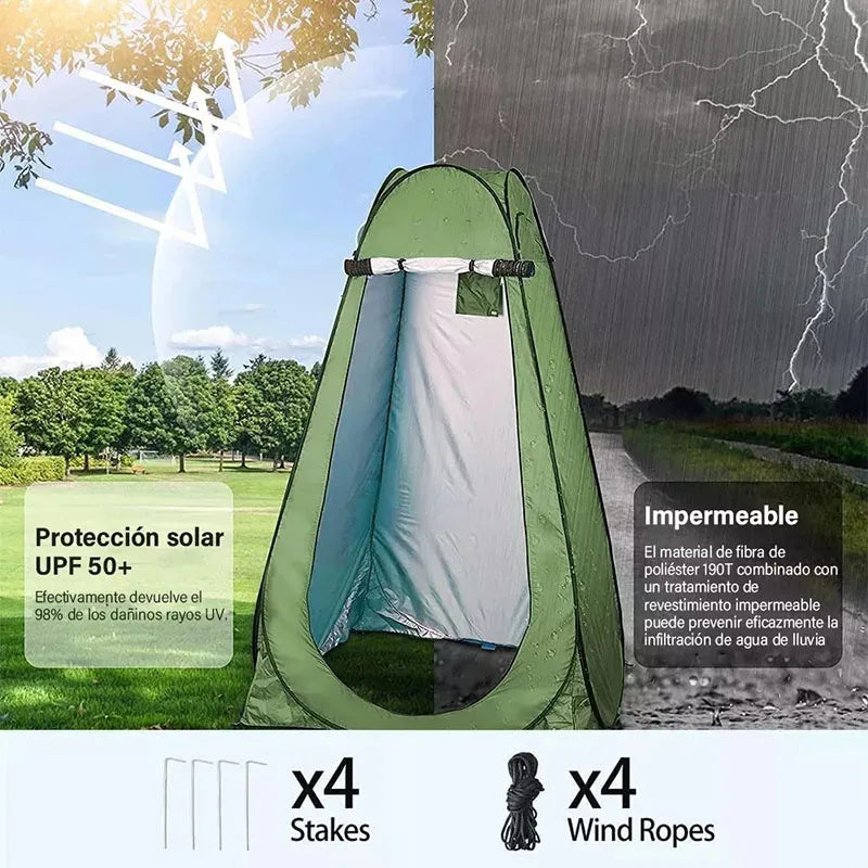ortable Privacy Pop-Up Tent with LED Lighting - All you need
