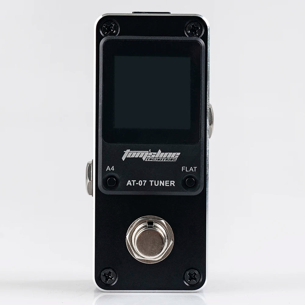 AROMA AT-07 Mini Chromatic Guitar Tuner Pedal – HD Display, True Bypass, Durable Metal Housing - All you need