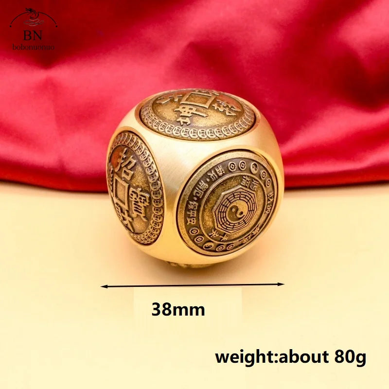 Six-Faced Copper Fidget Cube ā Stress Relief & Sensory Focus Tool - All you need