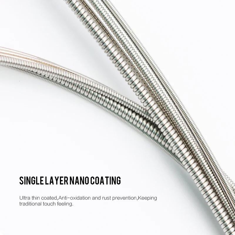 Orphee RX Series Electric Guitar Strings – Hexagonal Carbon Steel Core, Nickel Alloy Wrap | 10 Sets for Practice Use - All you need