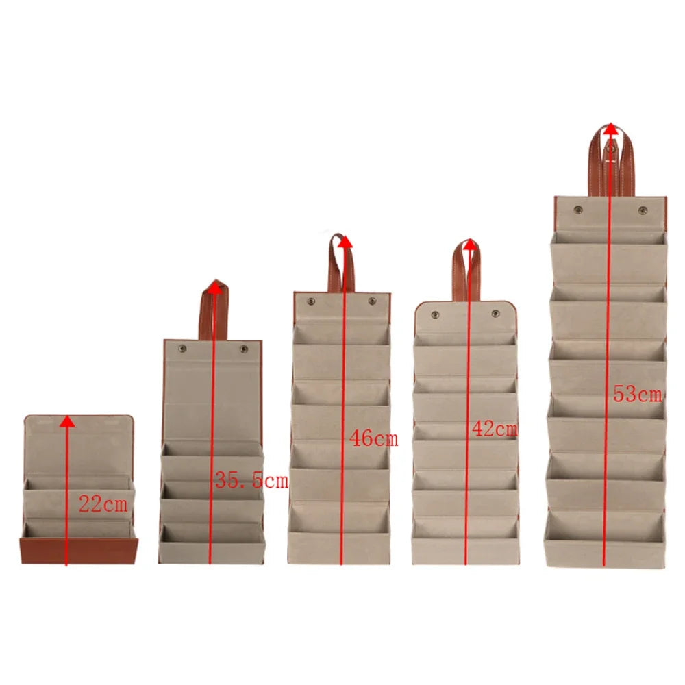 ๐งณ Portable Folding Glasses Organizer โ Multi-slot PU Leather Case for Sunglasses & Eyewear - All you need