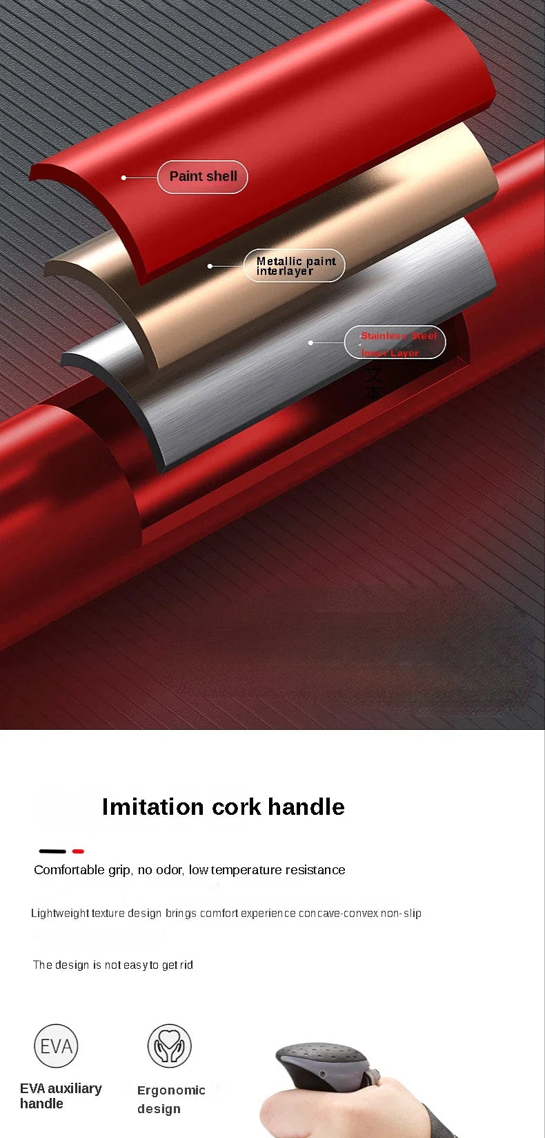 2PCS Telescopic Trekking Poles – Ultralight Adjustable Walking Sticks with Quick Lock and EVA Grip - All you need