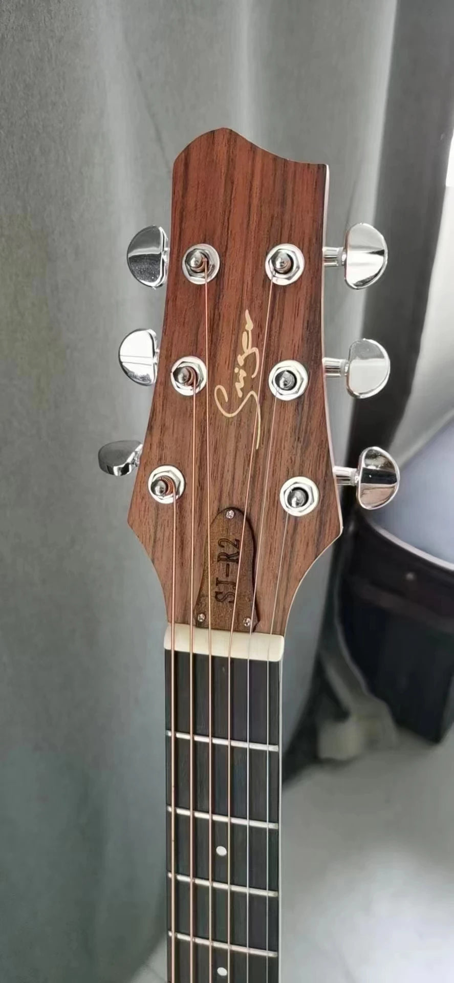 Full Handcrafted Acoustic Guitar – Folk/Jazz Style, 41" Scale, 6 Nylon Strings, Basswood Construction - All you need