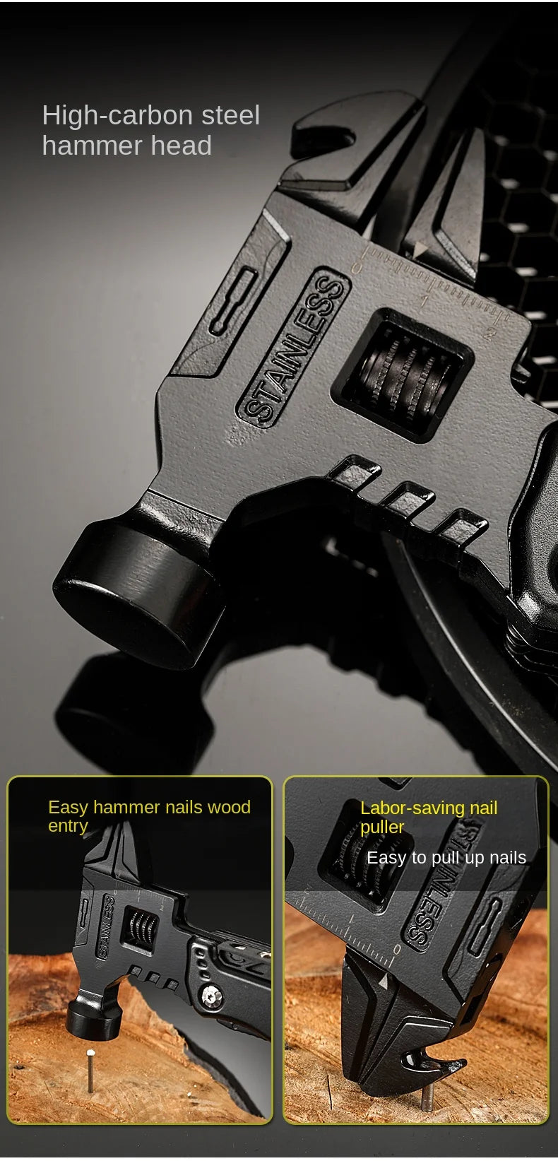 Survival Folding Multi-Tool – Stainless Steel 12-in-1 Pocket Pliers Knife for Field and Emergency Use - All you need