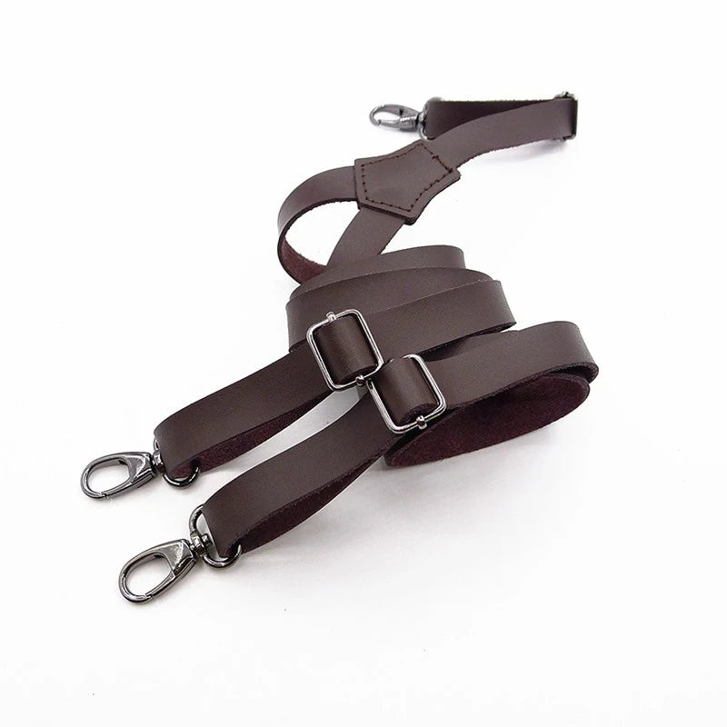 Adjustable PU Leather Suspenders for Men – 3-Hook Tactical Braces - All you need