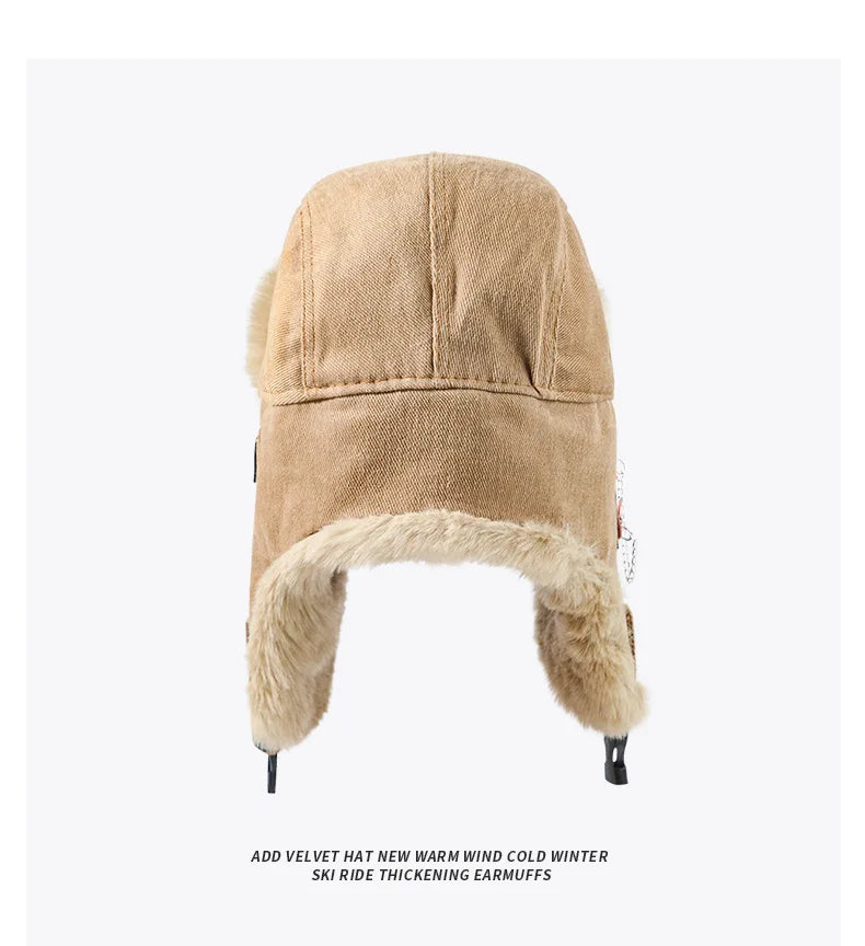 Thick Winter Ushanka Bomber Hat โ Unisex Fur Earflap Cap for Cold Weather & Snow Sports - All you need