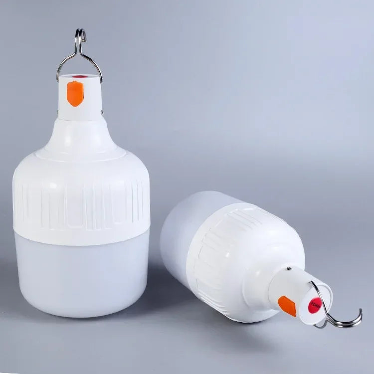 USB Rechargeable LED Bulb Lantern – Portable, Waterproof, 5 Lighting Modes – 20W to 160W Options for Outdoor Camping & Emergency Use - All you need