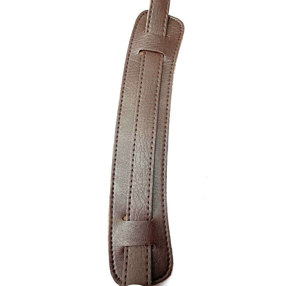 SLASH Edition Guitar Strap – Genuine Leather with Metal Buckle, Adjustable Length and Shoulder Pad Support - All you need