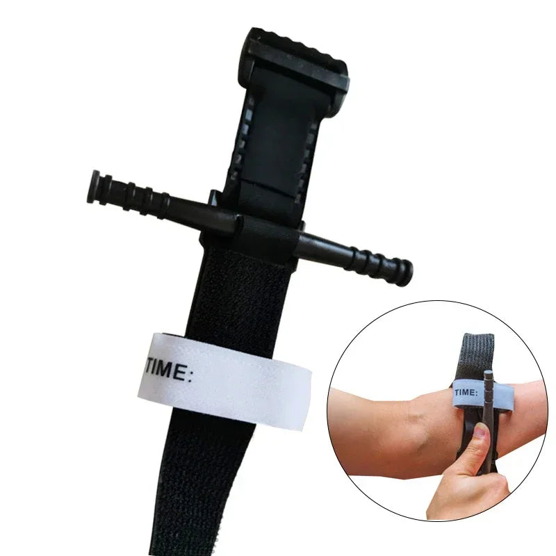 Tactical Emergency Tourniquet – One-Hand Operation, Medical-Grade First Aid Strap for Outdoor Survival and Combat Situations - All you need