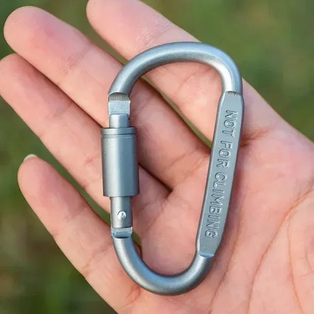 Title: Aluminum Alloy Carabiner Set – Tactical Clip Hooks for Keys, Outdoor Gear & EDC - All you need