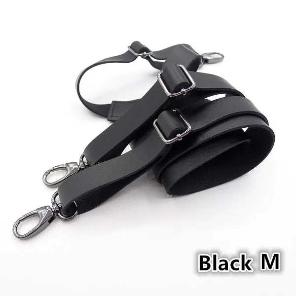 Adjustable PU Leather Suspenders for Men – 3-Hook Tactical Braces - All you need