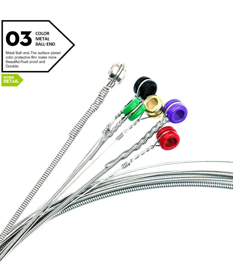 Orphee RX Series Electric Guitar Strings – Hexagonal Carbon Steel Core, Nickel Alloy Wrap | 10 Sets for Practice Use - All you need