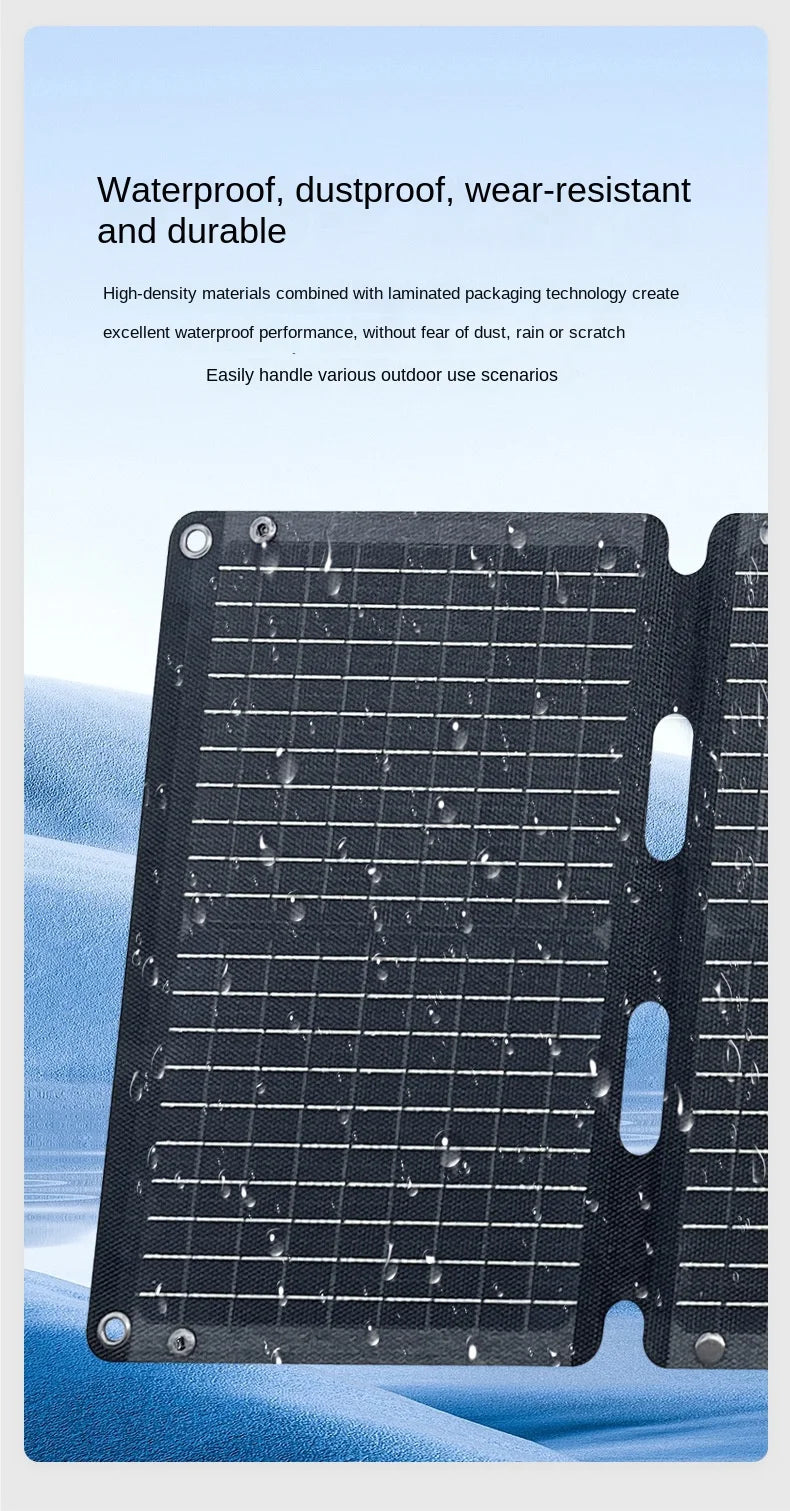 ๐ 900W Foldable Solar Panel Charger with USB & Type-C โ Lightweight Power Source for Outdoor Devices - All you need