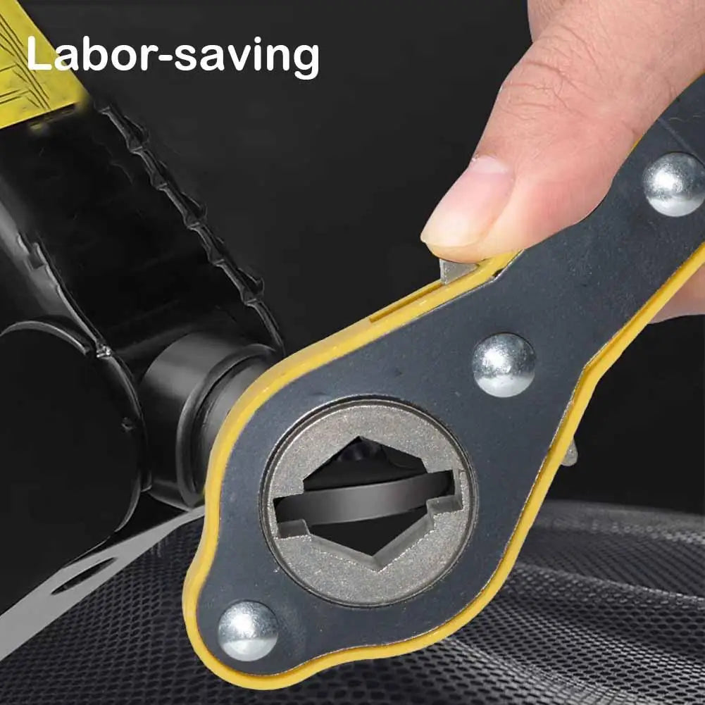 🔧 Labor-Saving Ratchet Wrench – Manual Crank Tool for Tire & Jack Operations - All you need