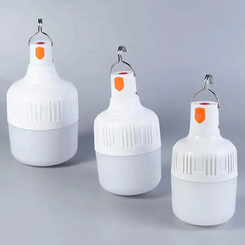 USB Rechargeable LED Bulb Lantern – Portable, Waterproof, 5 Lighting Modes – 20W to 160W Options for Outdoor Camping & Emergency Use - All you need