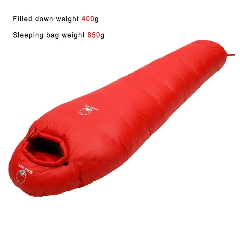 White Goose Down Mummy Sleeping Bag — Multi-Season, Four Thickness Levels, Compact & Thermal - All you need